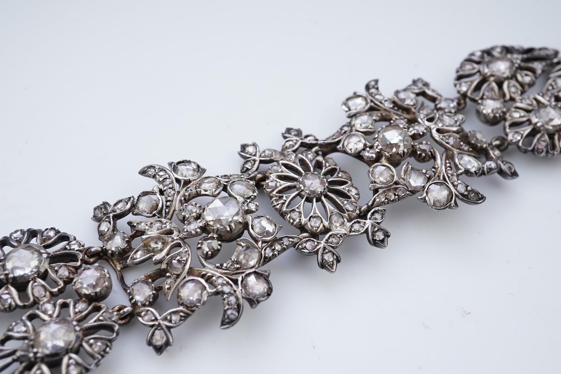 A diamond bracelet, possibly Spain or Portugal, 19th century